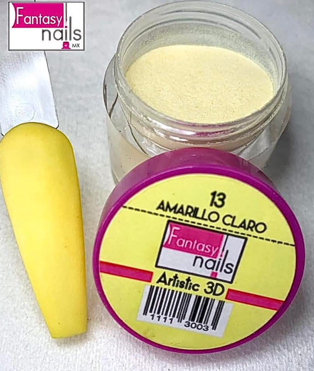 ACRILICO #13 AMARILLO CLARO FANTASY NAILS